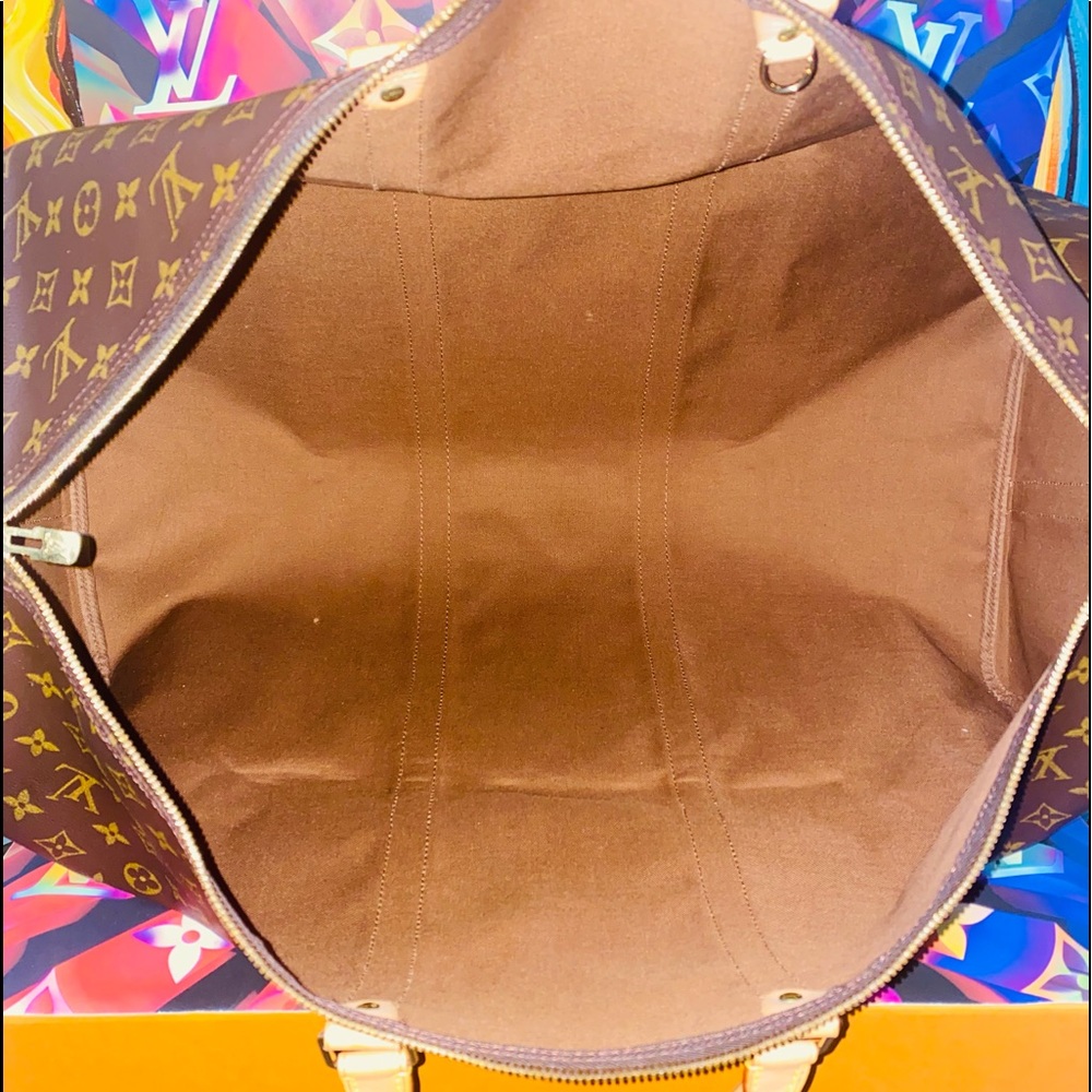 🛑SOLD🛑🧳✈️🏝Authentic Louis Vuitton Keepall Bandouliere 55 Luggage Bag Monogr… - Picture 8 of 16
